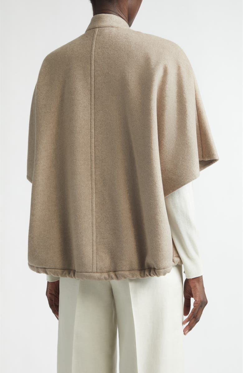 Max Mara Aeuro Cashmere Cape, Alternate, color, Tawny Bronze Brown
