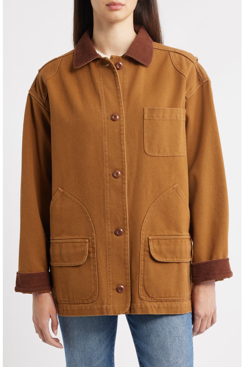 Pascual Barn Jacket, Alternate, color, WILLOW BARK