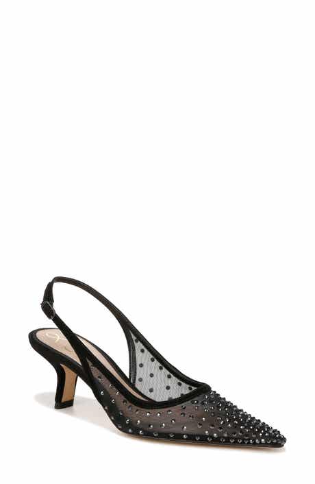 Sam Edelman Bianka Slingback Mesh Pointed Toe Pump