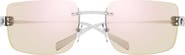 Gucci 61mm Rectangular Sunglasses