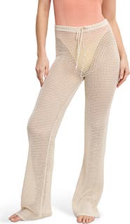 Good American Open Knit Cover-Up Pants
