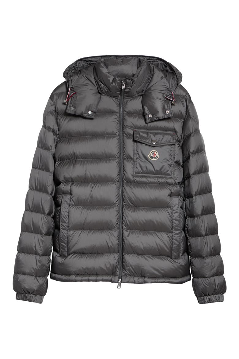 Verith Hooded Down Jacket, Alternate, color, PEWTER