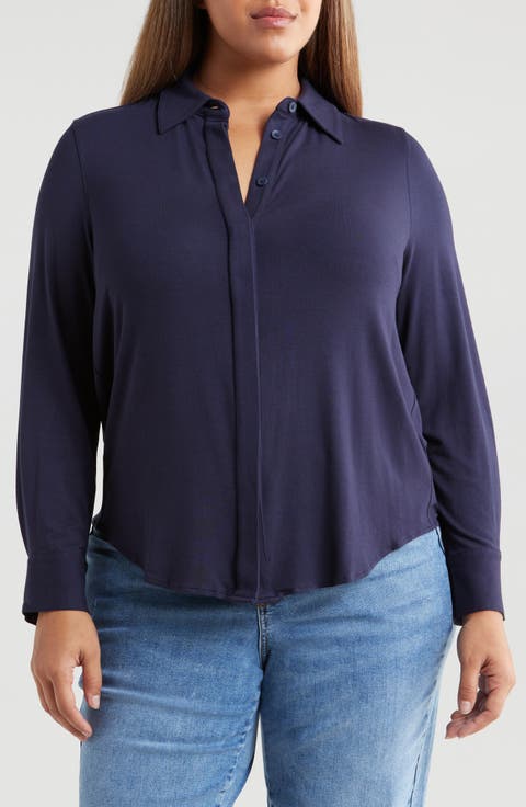 Elbe Button-Up Shirt (Plus)