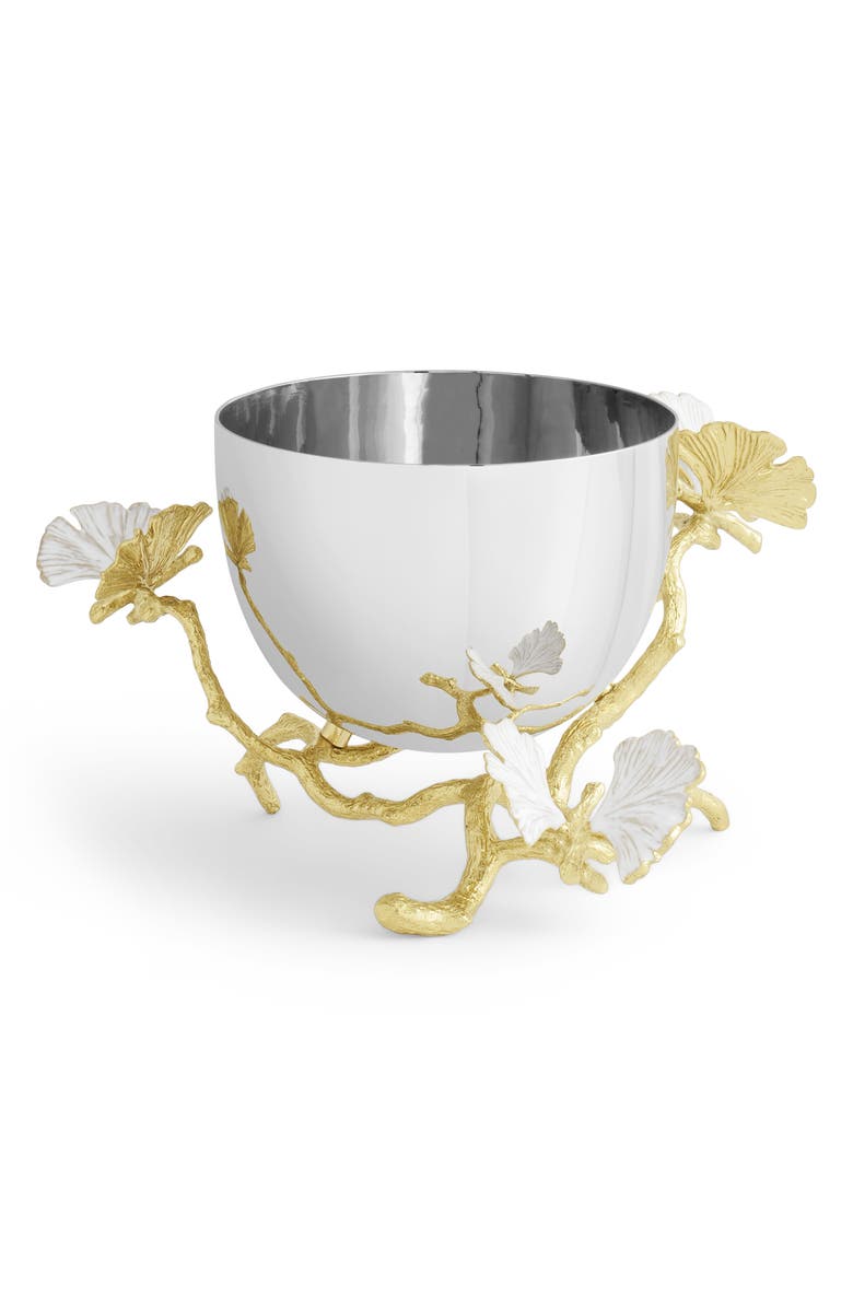 Michael Aram Butterfly Ginkgo Nut Bowl, Main, color, Silver/ Gold