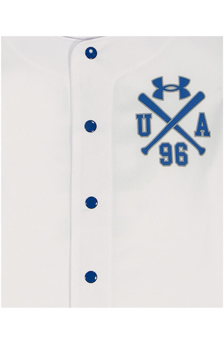 Under Armour Baseball Jersey & Shorts Set, Alternate, color, White