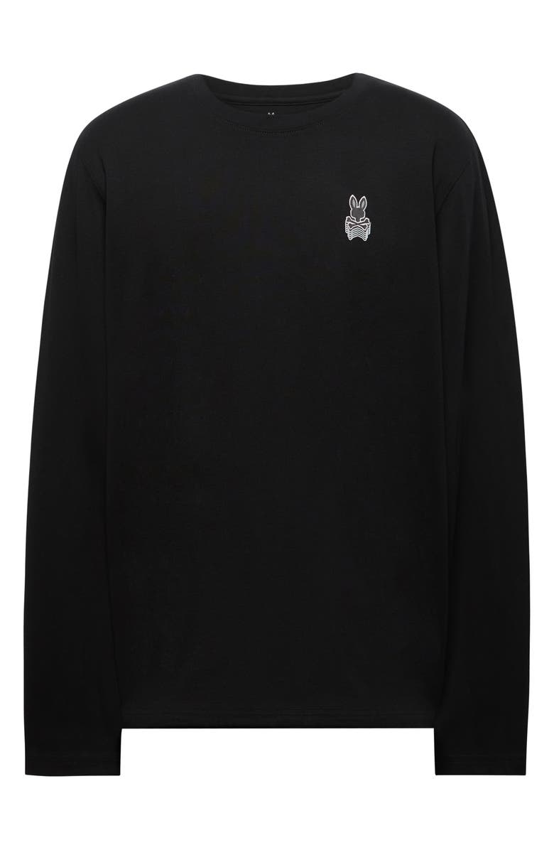 Psycho Bunny Johnny Long Sleeve Embroidered Pima Cotton Graphic T-Shirt, Alternate, color, 