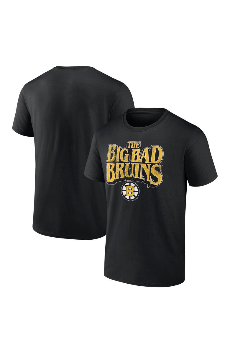 FANATICS Men's Fanatics Branded Black Boston Bruins Centennial The Big Bad Bruins T-Shirt, Main, color,