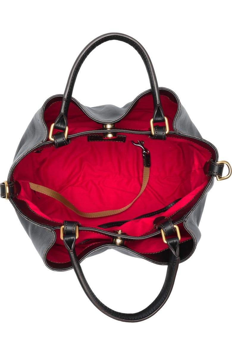 Dooney & Bourke Barlow Leather Satchel, Alternate, color,