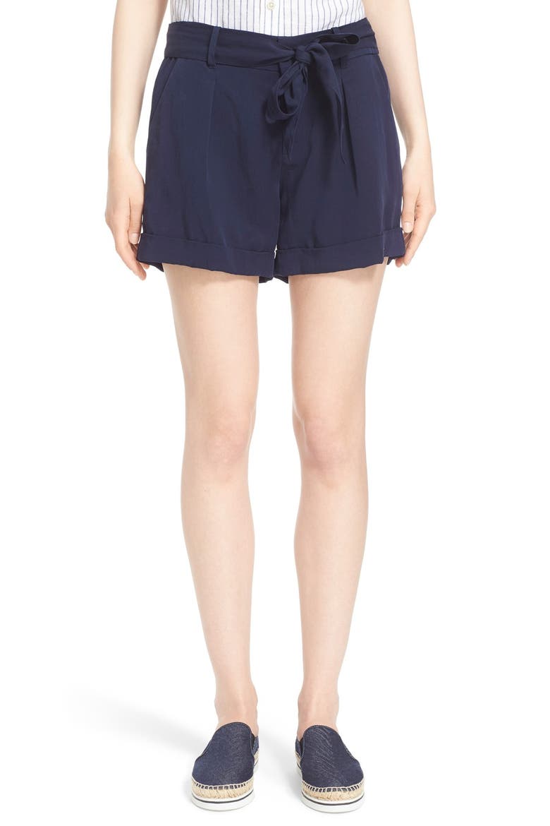 twill shorts, Main, color, MILL NAVY