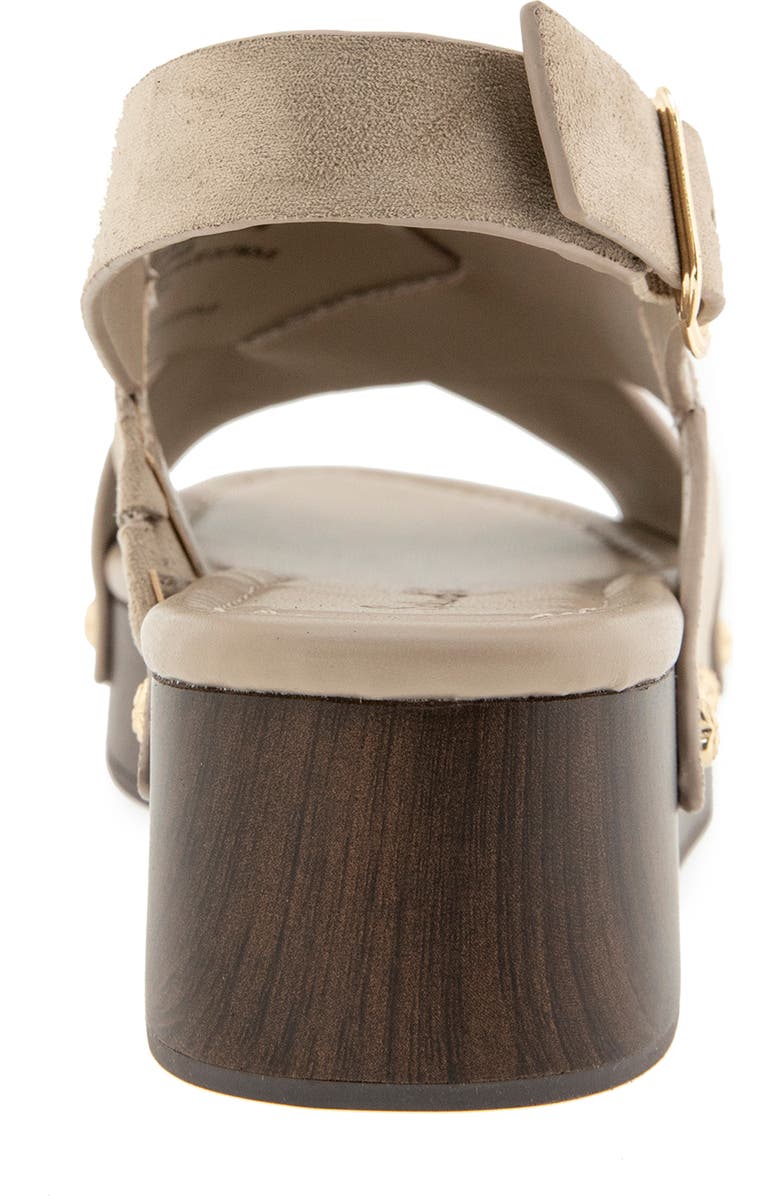 Splendid Quandry Woodgrain Platform Slingback Sandal, Alternate, color, Moonstone