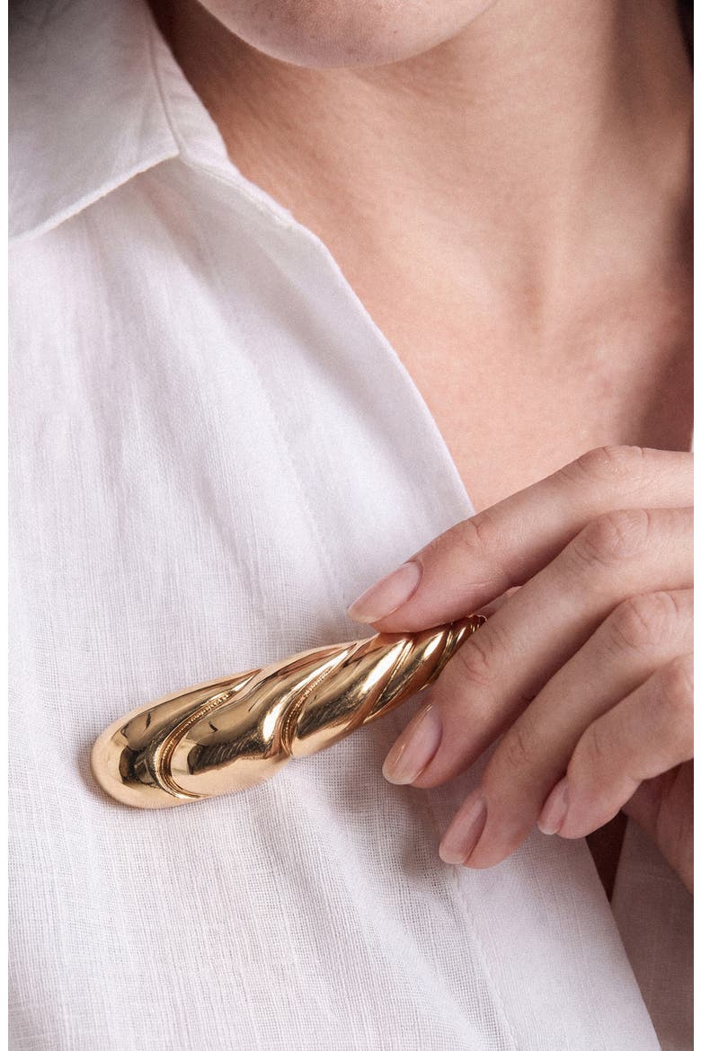 Everyday Brooch, Alternate, color, GOLD