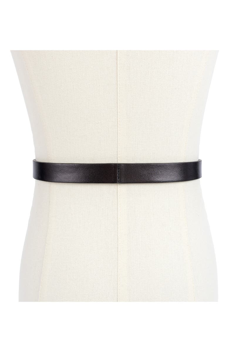 Kurt Geiger London Drench Metallic Leather Belt, Alternate, color, 