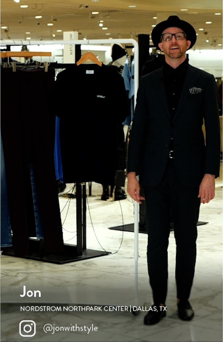 Scratch Arrow Slim Fit Cotton Graphic T-Shirt, sales video thumbnail