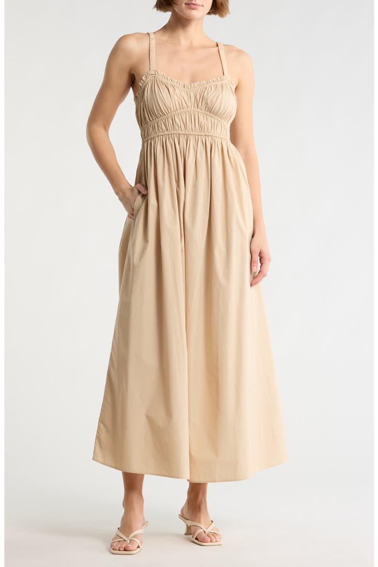 Dalza Cotton Dress, Main, color, OPEN BGE