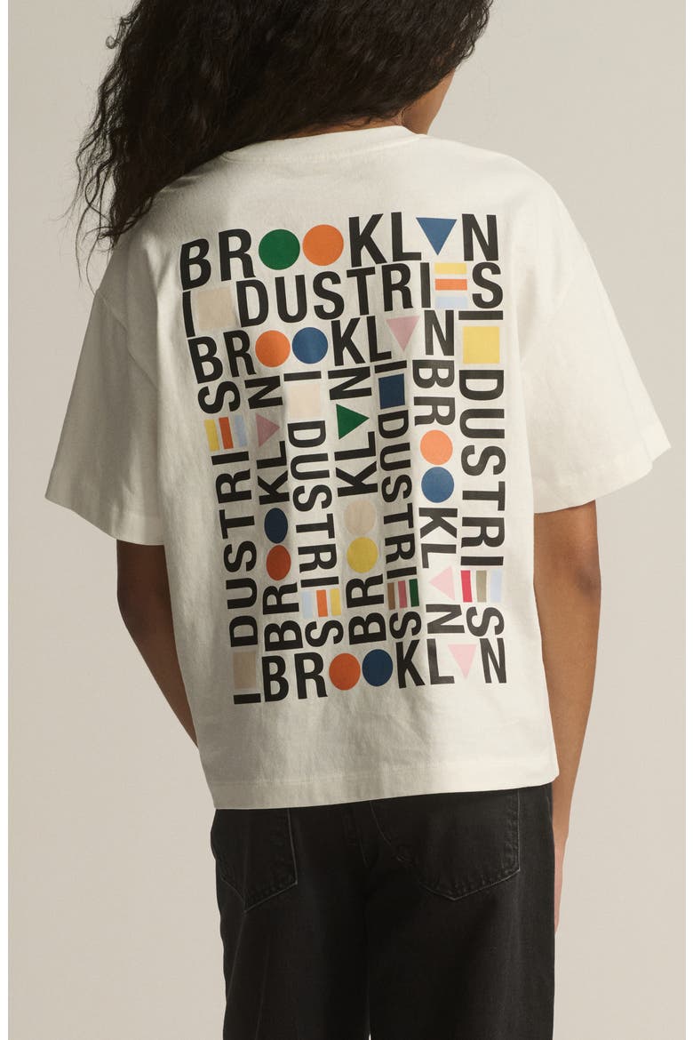 Logo Cotton Graphic T-Shirt, Alternate, color, ANTIQUE WHITE