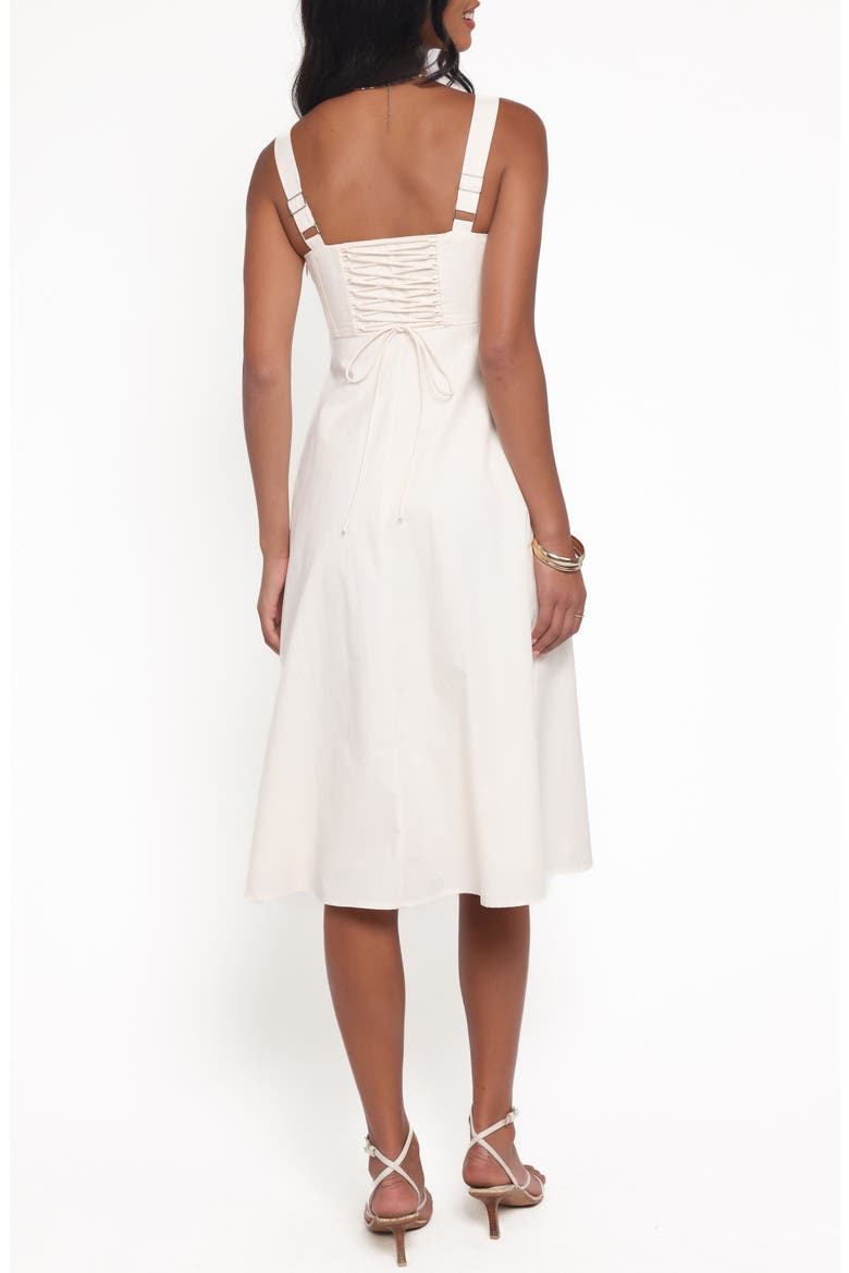 Cosima Midi Dress, Alternate, color, CREAM
