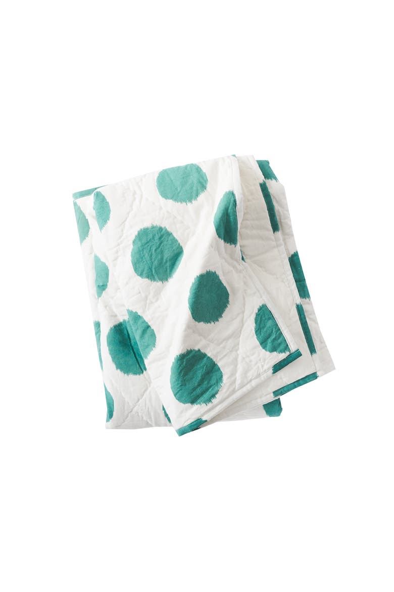 Lagoon Dot Pet Quilt 44" x 50", Main, color, Blue
