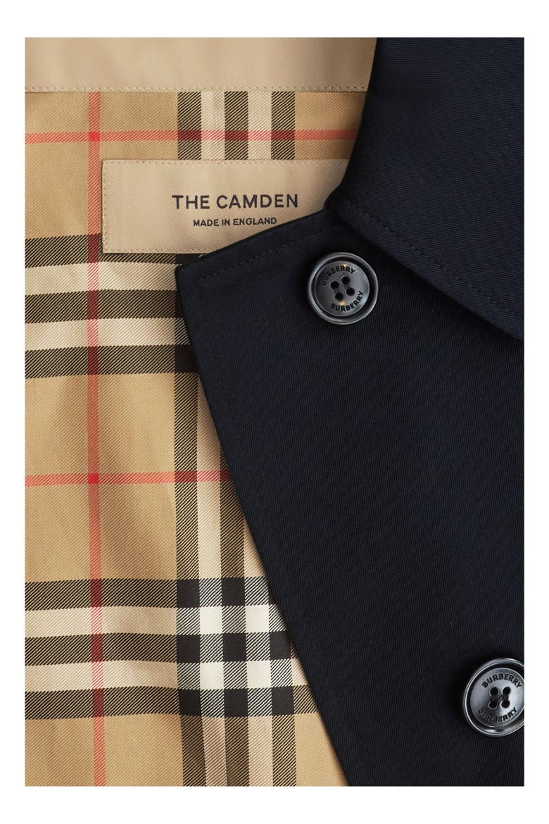 Short Camden Heritage Car Coat, Alternate, color, Coal blue