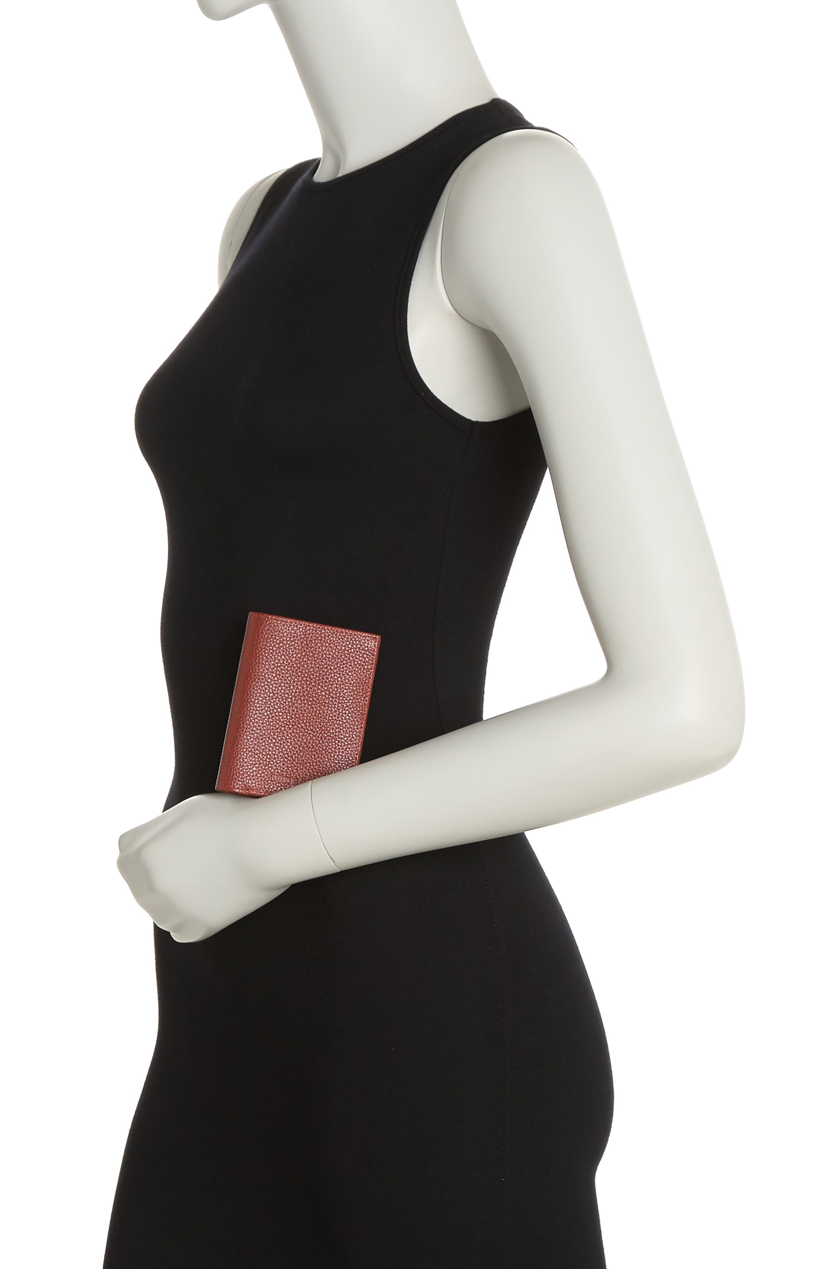 Longchamp Le Foulonne Card Holder, Alternate, color, 