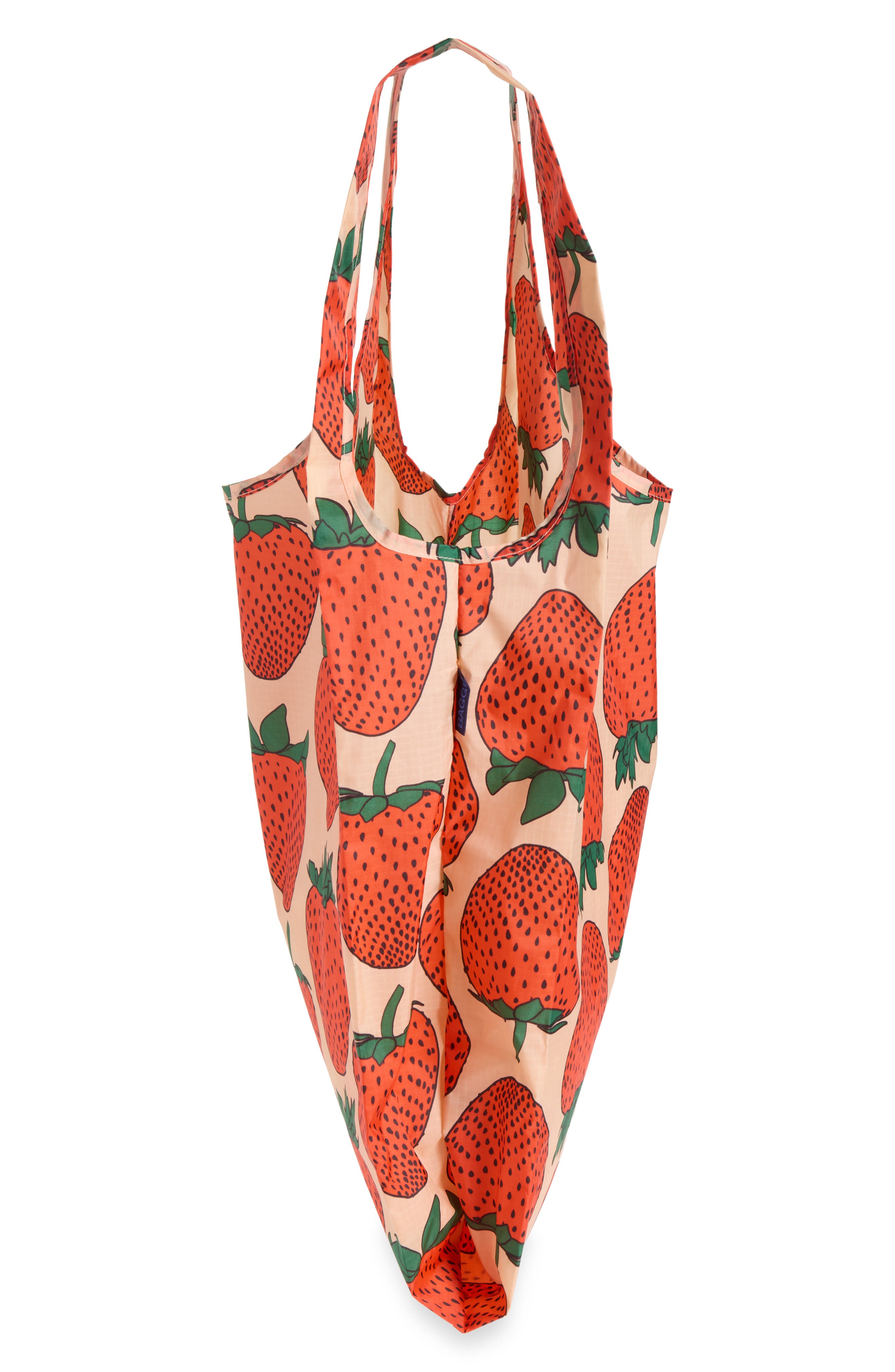 Big Baggu Reusable Tote Bag, Alternate, color, STRAWBERRY