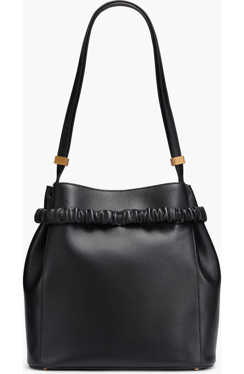 Donna Karan New York Gingham Bucket, Alternate, color, Black/Gold