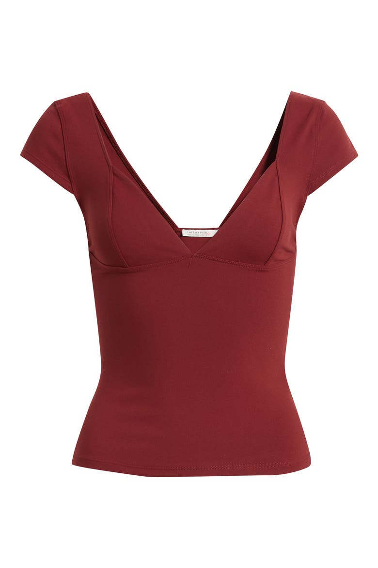 Duo Corset Top, Alternate, color, POMEGRANATE