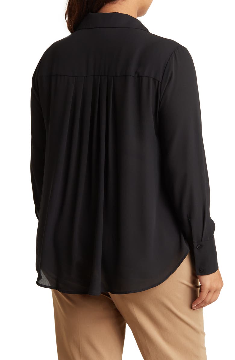 Pleione Long Sleeve Popover Blouse, Alternate, color,