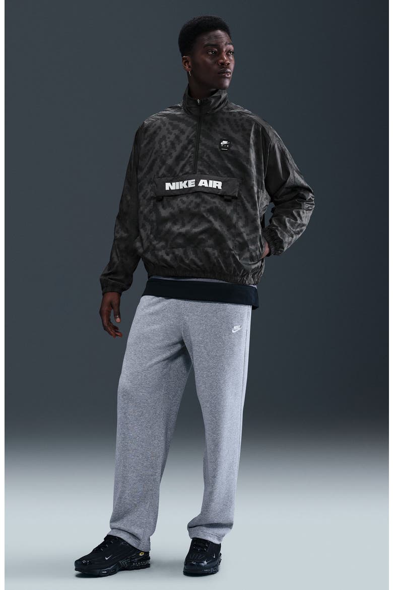 Air Half Zip Jacket, Alternate, color, ANTHRACITE/ BLACK