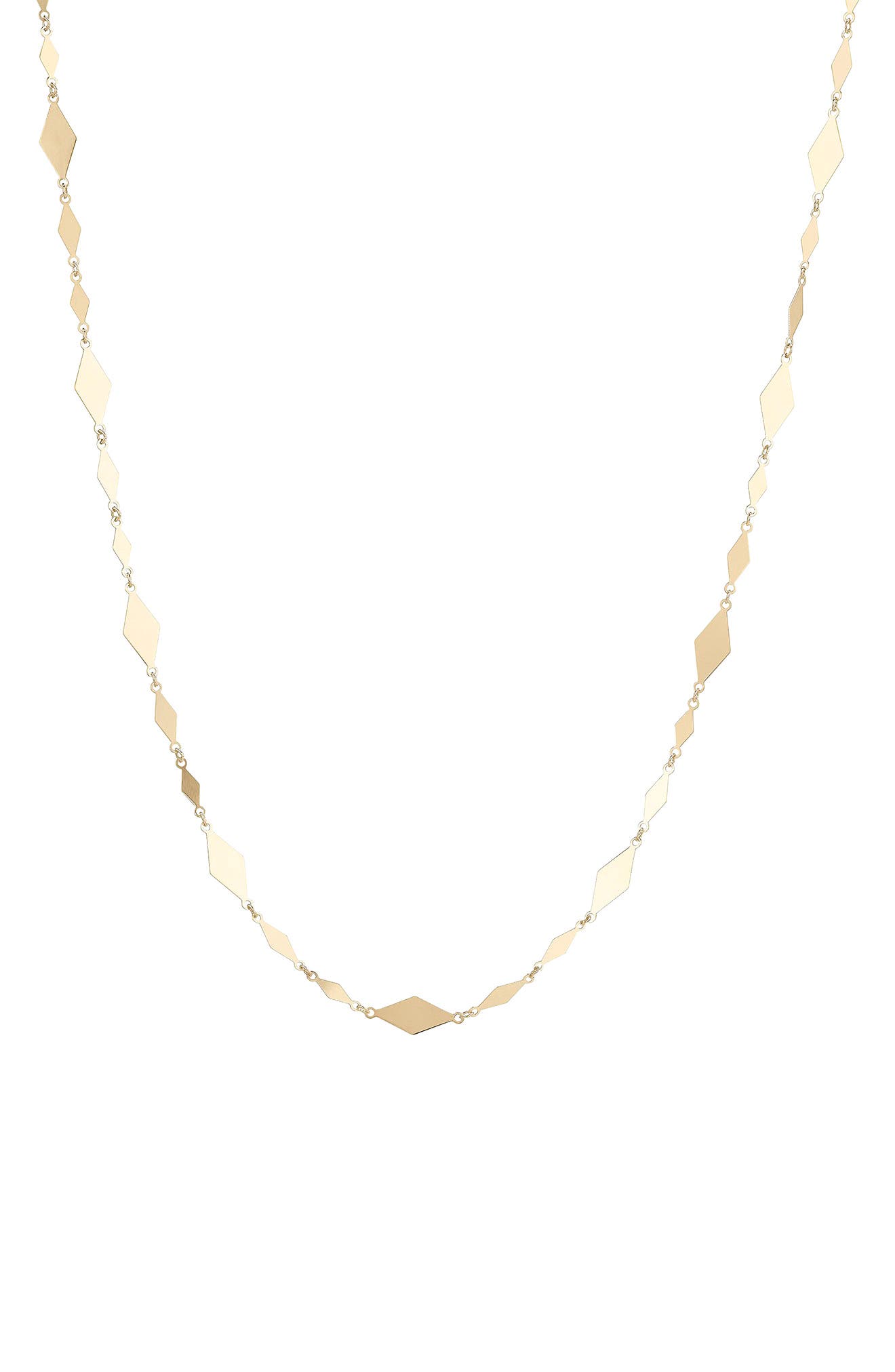 LANA 14k Gold Alternating Kite Chain Necklace (Women) | Nordstrom