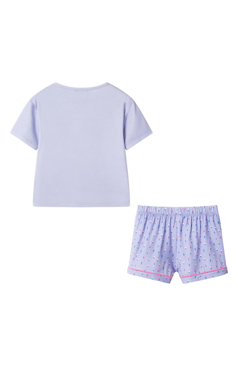 Andy & Evan Kids' Graphic Two-Piece Pajamas, Alternate, color, Purple Icecream