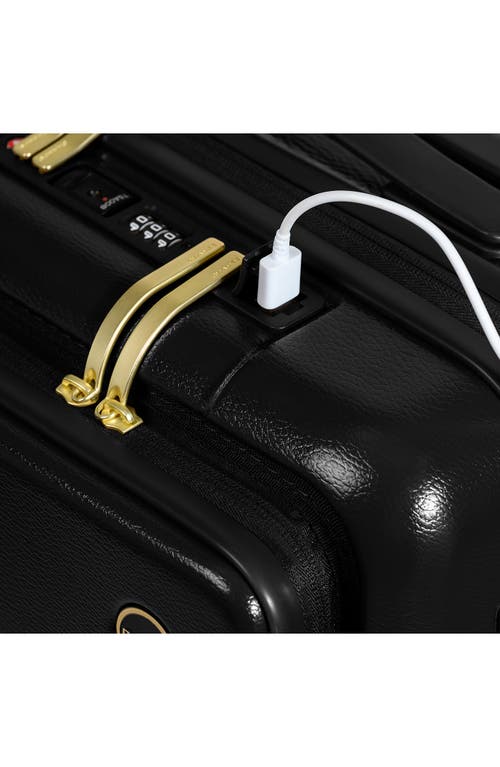 Champs Onyx 21.5-inch Expandable Hardside Spinner Carry-on