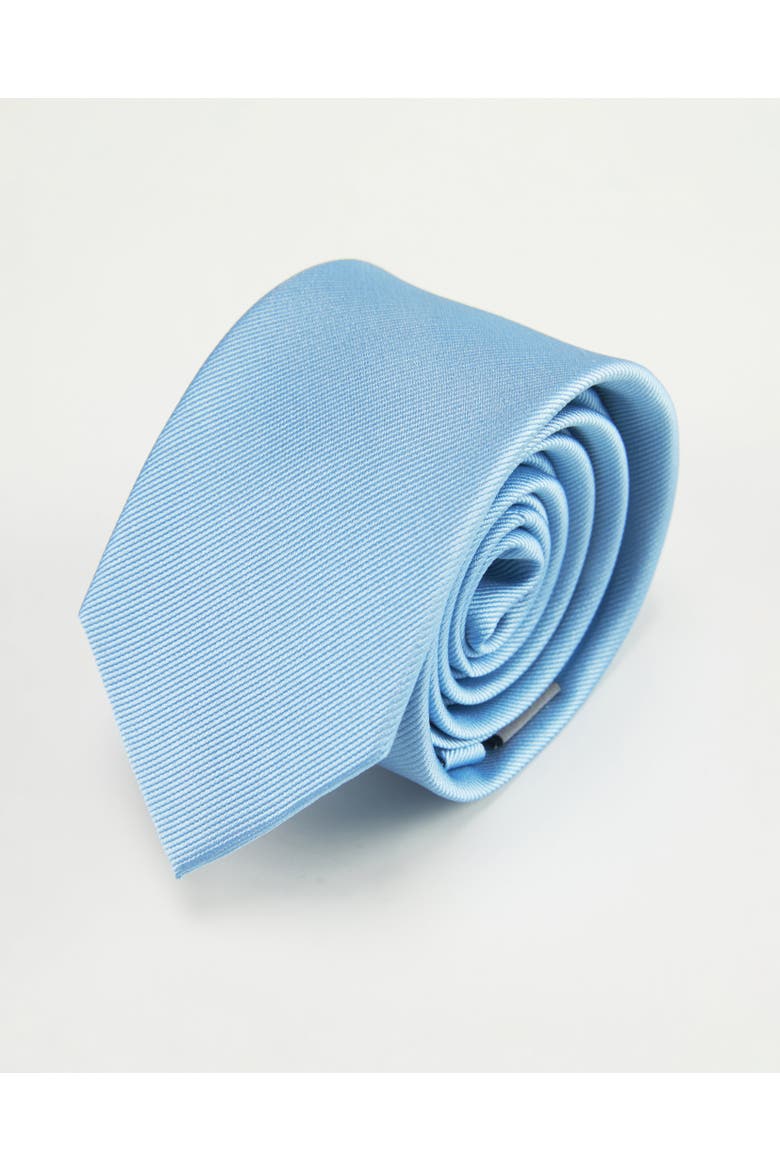 Twill Silk Tie, Main, color, Sky Blue