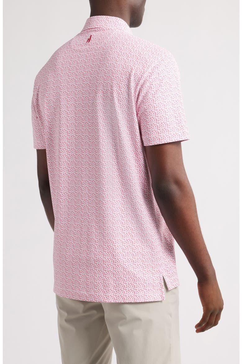 Caliente Pepper Print PREP-FORMANCE Golf Polo, Alternate, color, LOBSTER
