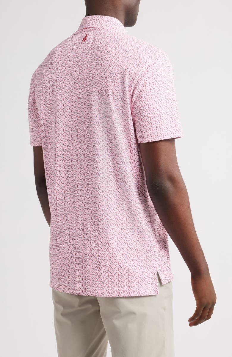 johnnie-O Caliente Pepper Print PREP-FORMANCE Golf Polo, Alternate, color, Lobster