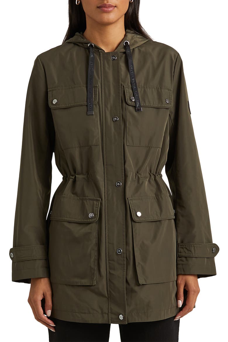 Hooded Utility Jacket, Main, color, LITCHFIELD LODEN