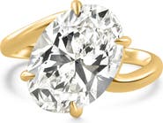 Bliss Diamond Certified 7Ct Oval Diamond Engagement Ring 14k Gold Lab Grown