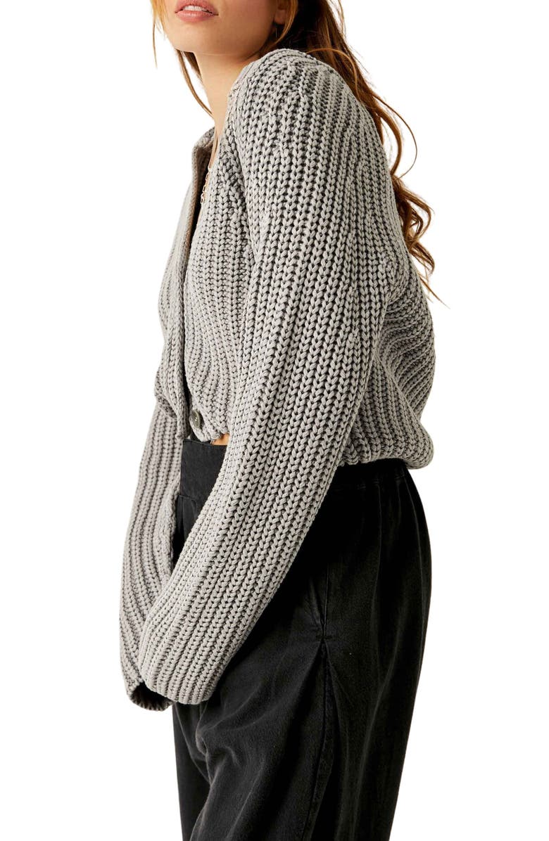 Free People Sweet Nothing Cotton Cardigan, Alternate, color,