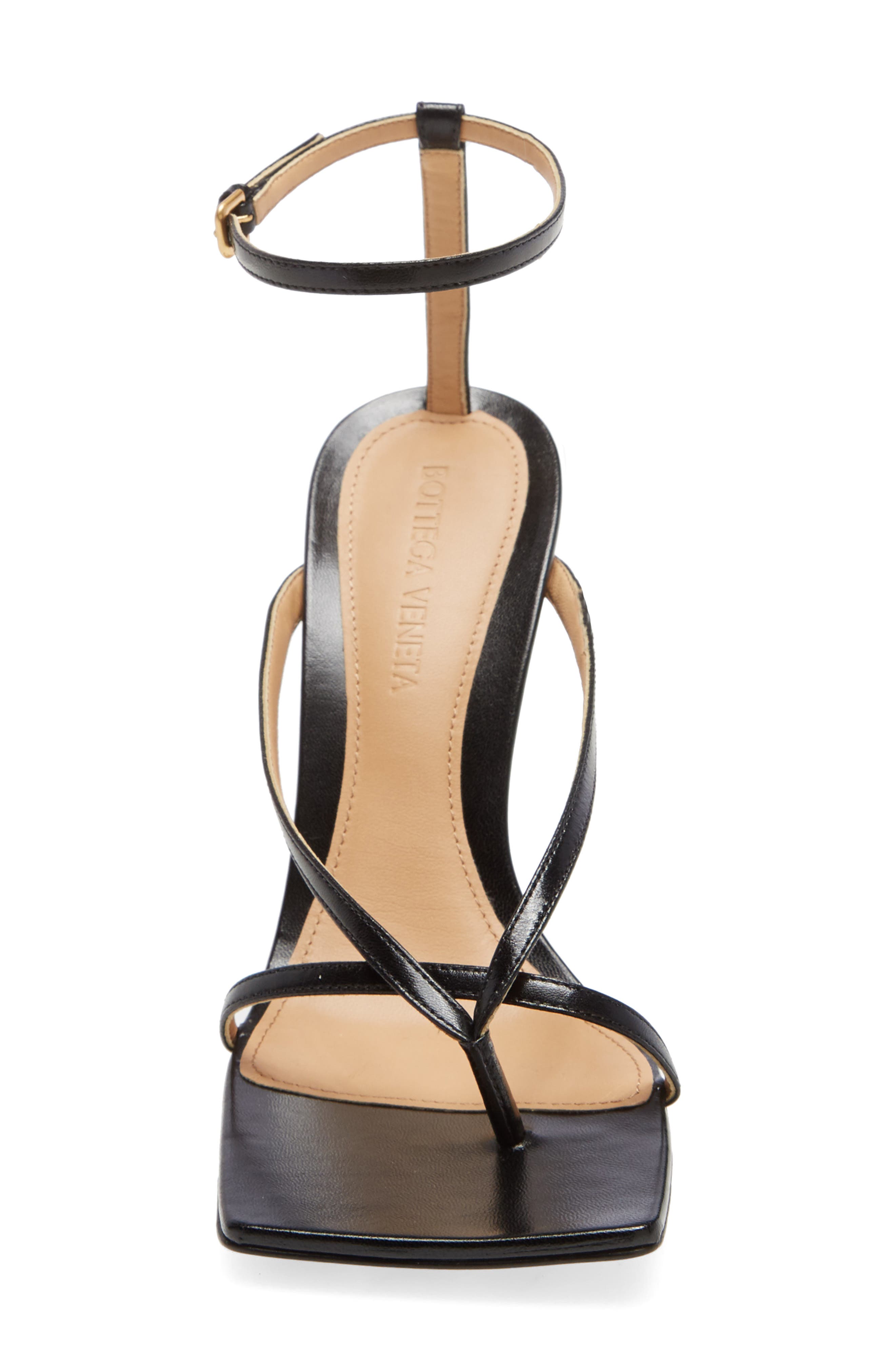 Bottega Veneta Stretch Square Toe Sandal, Alternate, color, 