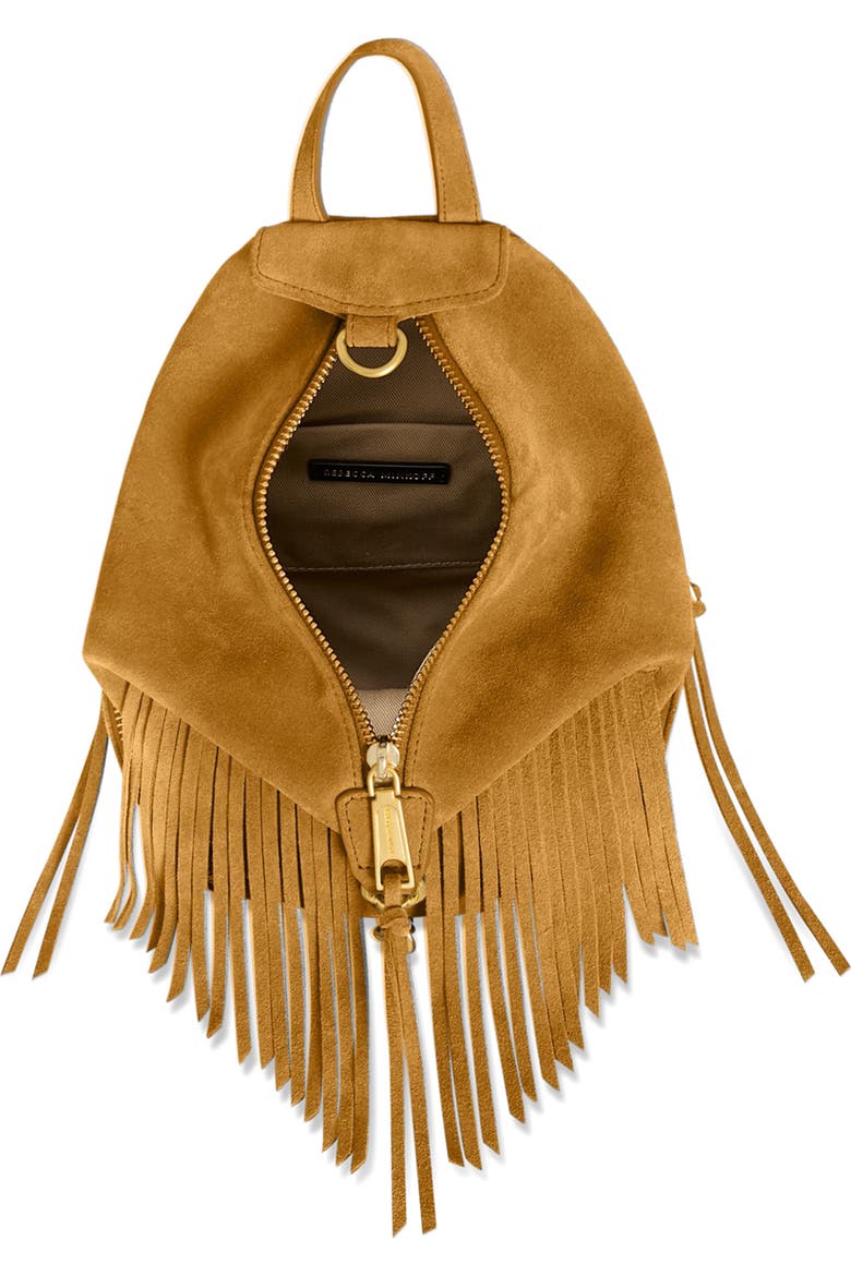 conv mini julian backpack Rebecca Minkoff, Womens, withFr, Praline, One Size : Clothing, Shoes & Jewelry lock detail and dangling zip tassels add signature touches Rebecca Minkoff Convertible Mini Julian