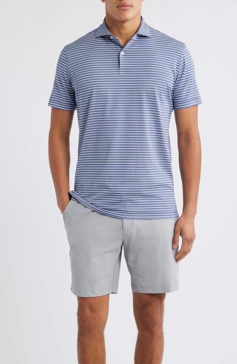 Bridge Stripe Performance Jersey Polo