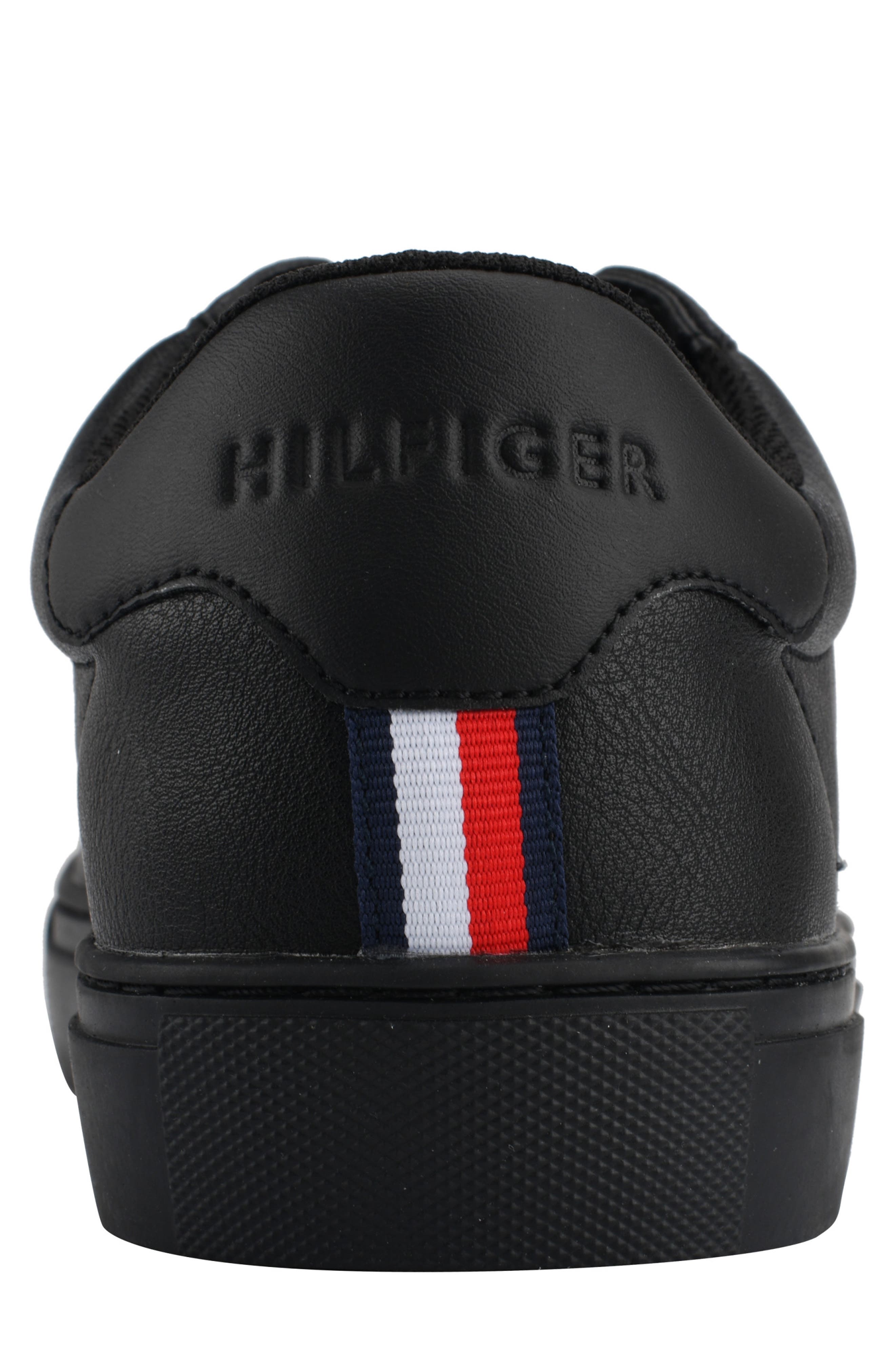 Tommy Hilfiger Brecon Signature Sneaker, Alternate, color, Black