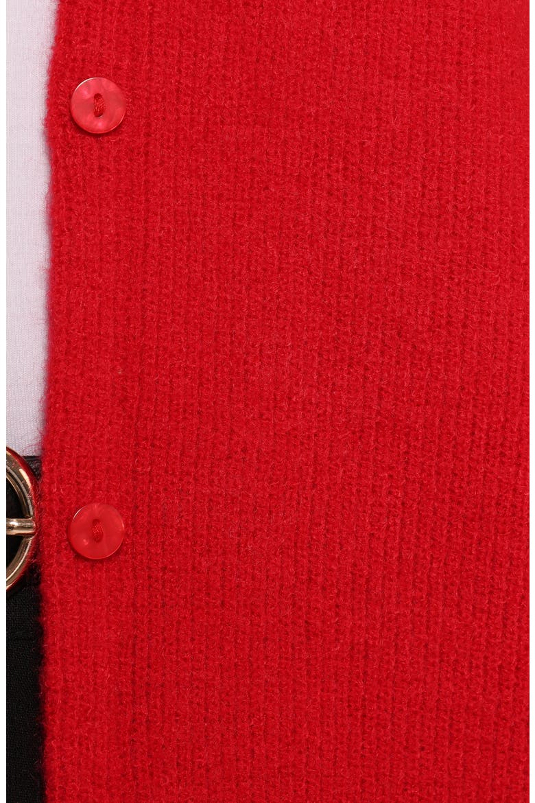 Astor Cardigan, Alternate, color, RED