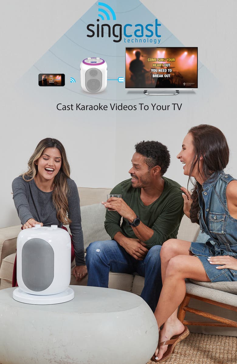 Singing Machine Singcast Ultimate Pedestal Karaoke System, Alternate, color, 