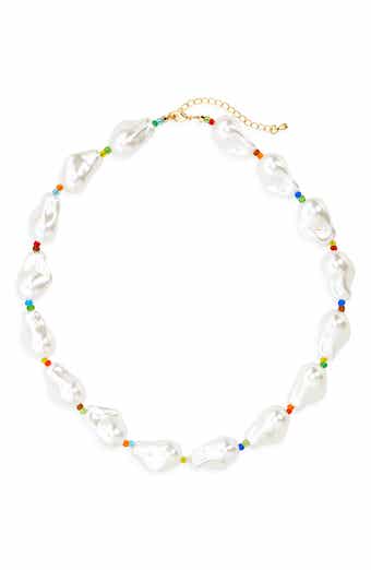 Noe Faux Pearl Necklace