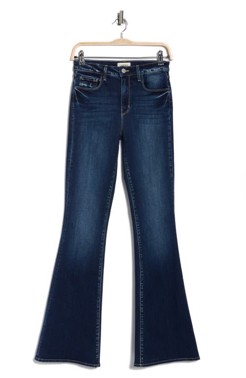 L Agence L'agence Marty High Waist Flare Jeans In Blue
