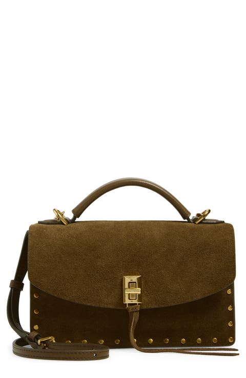 Darren Suede Crossbody Bag