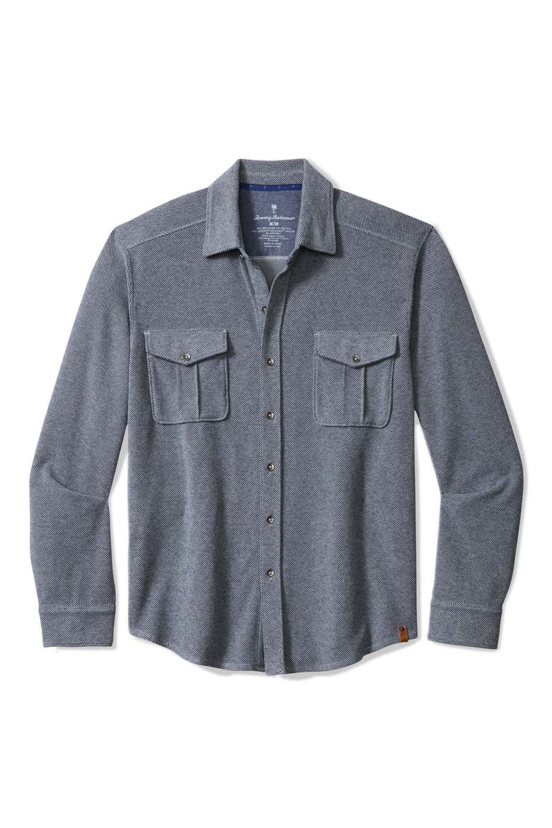 Fireside Coast Flannel Button-Up Shirt, Main, color, DRESS BLUES