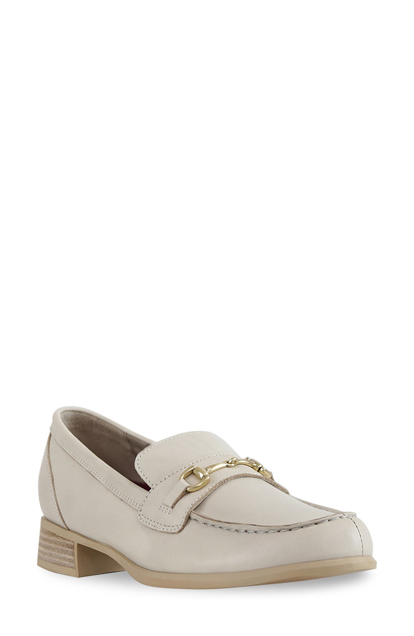 Gryffin Bit Loafer, Main, color, CREAM