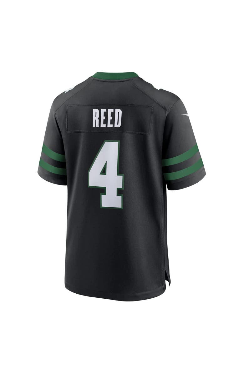 Nike Men's Nike D.J. Reed Legacy Black New York Jets Alternate Game Jersey, Alternate, color, Black