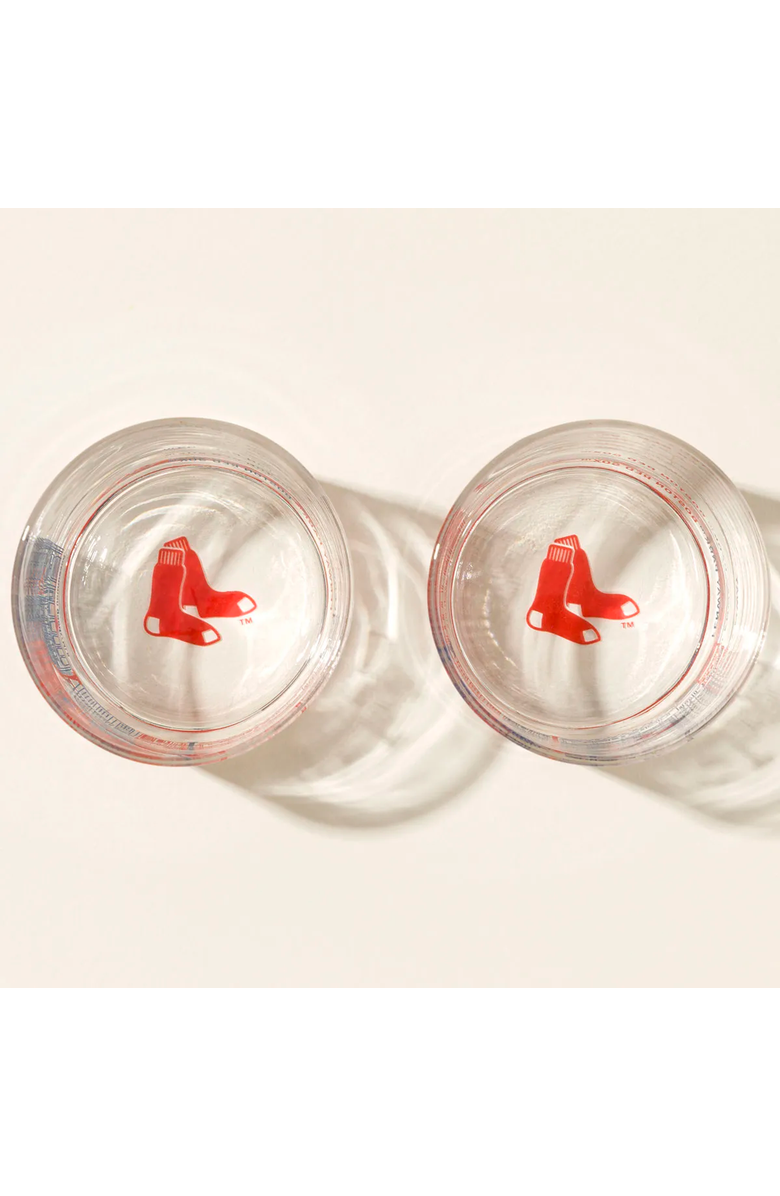 Uncommon Goods MLB Stadiumscape Rocks Glasses - Set of 2, Alternate, color, Boston Red Sox